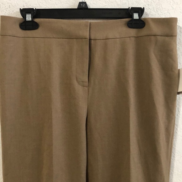 Kasper Petite Crepe Straight -Leg Pant - Picture 4 of 9